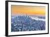 Manhattan, Lower Manhattan and Downtown, World Trade Center, Freedom Tower, New York-Alan Copson-Framed Photographic Print