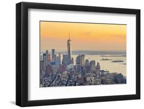 Manhattan, Lower Manhattan and Downtown, World Trade Center-Alan Copson-Framed Photographic Print