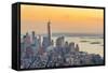 Manhattan, Lower Manhattan and Downtown, World Trade Center-Alan Copson-Framed Stretched Canvas