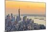 Manhattan, Lower Manhattan and Downtown, World Trade Center-Alan Copson-Mounted Photographic Print