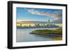 Manhattan, Lower Manhattan and World Trade Center-Alan Copson-Framed Photographic Print