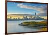 Manhattan, Lower Manhattan and World Trade Center-Alan Copson-Framed Photographic Print