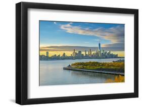 Manhattan, Lower Manhattan and World Trade Center-Alan Copson-Framed Photographic Print