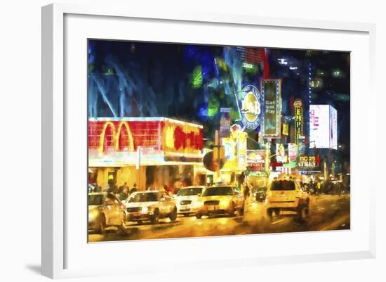 Manhattan Midnight-Philippe Hugonnard-Framed Giclee Print