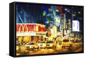 Manhattan Midnight-Philippe Hugonnard-Framed Stretched Canvas