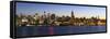 Manhattan, Midtown Manhattan across the Hudson River, New York, United States of America-Gavin Hellier-Framed Stretched Canvas