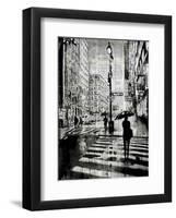 Manhattan Moment-Loui Jover-Framed Art Print