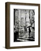 Manhattan Moment-Loui Jover-Framed Art Print