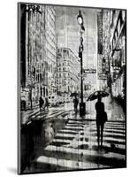 Manhattan Moment-Loui Jover-Mounted Art Print
