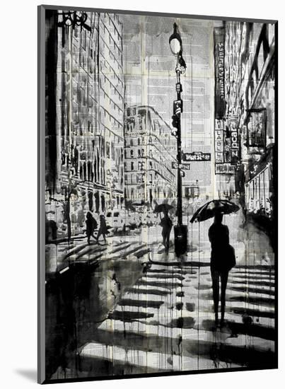 Manhattan Moment-Loui Jover-Mounted Art Print