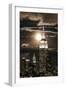 Manhattan, Moonrise over the Empire State Building-Gavin Hellier-Framed Premium Photographic Print
