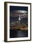 Manhattan, Moonrise over the Empire State Building-Gavin Hellier-Framed Photographic Print