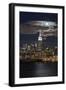 Manhattan, Moonrise over the Empire State Building-Gavin Hellier-Framed Photographic Print