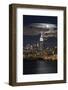 Manhattan, Moonrise over the Empire State Building-Gavin Hellier-Framed Photographic Print