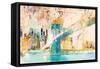 Manhattan Morning-Porter Hastings-Framed Stretched Canvas