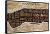 Manhattan Neighborhoods-Luke Wilson-Framed Stretched Canvas