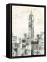 Manhattan Neutral II Crop-Silvia Vassileva-Framed Stretched Canvas