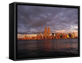 Manhattan, New York City, NY, USA-Walter Bibikow-Framed Stretched Canvas