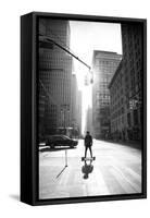 Manhattan New York-Martin Froyda-Framed Stretched Canvas