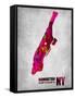 Manhattan New York-NaxArt-Framed Stretched Canvas