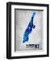 Manhattan New York-NaxArt-Framed Art Print