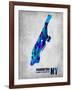 Manhattan New York-NaxArt-Framed Art Print