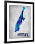 Manhattan New York-NaxArt-Framed Art Print