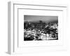 Manhattan Night Landscape with Fog-Philippe Hugonnard-Framed Art Print