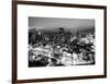 Manhattan Night Landscape with Fog-Philippe Hugonnard-Framed Art Print