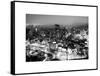 Manhattan Night Landscape with Fog-Philippe Hugonnard-Framed Stretched Canvas