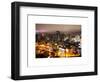 Manhattan Night Landscape with Fog-Philippe Hugonnard-Framed Art Print