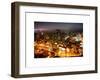 Manhattan Night Landscape with Fog-Philippe Hugonnard-Framed Art Print