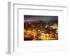 Manhattan Night Landscape with Fog-Philippe Hugonnard-Framed Art Print