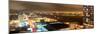 Manhattan Night Panoramic Landscape with Fog-Philippe Hugonnard-Mounted Photographic Print