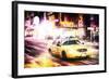 Manhattan Night Storm-Philippe Hugonnard-Framed Giclee Print