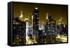 Manhattan Night-Philippe Hugonnard-Framed Stretched Canvas