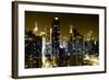 Manhattan Night-Philippe Hugonnard-Framed Photographic Print