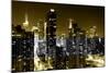 Manhattan Night-Philippe Hugonnard-Mounted Photographic Print