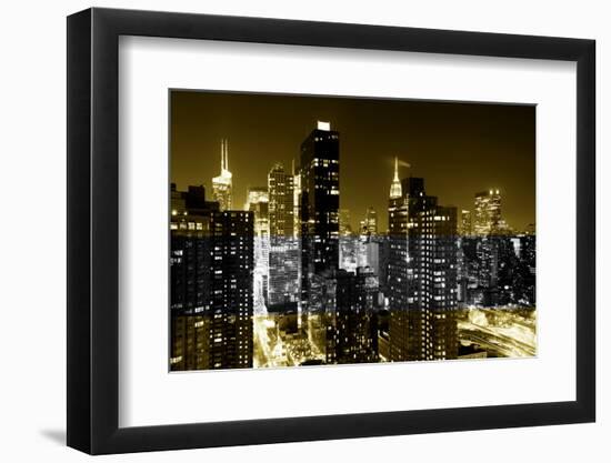 Manhattan Night-Philippe Hugonnard-Framed Photographic Print