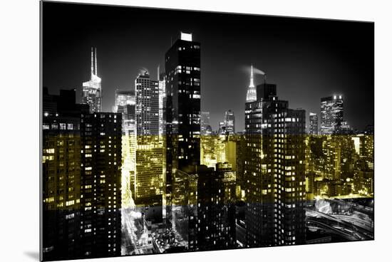 Manhattan Night-Philippe Hugonnard-Mounted Photographic Print