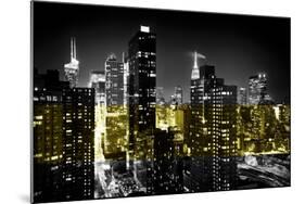 Manhattan Night-Philippe Hugonnard-Mounted Photographic Print