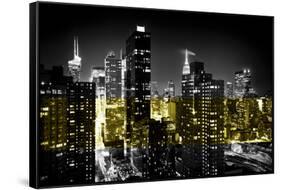 Manhattan Night-Philippe Hugonnard-Framed Stretched Canvas