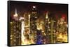 Manhattan Night-Philippe Hugonnard-Framed Stretched Canvas