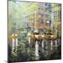 Manhattan Orange and Green-Mark Lague-Mounted Art Print