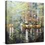 Manhattan Orange and Green-Mark Lague-Stretched Canvas