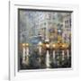 Manhattan Orange Rain-Mark Lague-Framed Premium Giclee Print