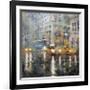 Manhattan Orange Rain-Mark Lague-Framed Premium Giclee Print