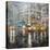 Manhattan Orange Rain-Mark Lague-Stretched Canvas