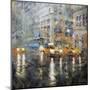 Manhattan Orange Rain-Mark Lague-Mounted Art Print