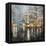 Manhattan Orange Rain-Mark Lague-Framed Stretched Canvas